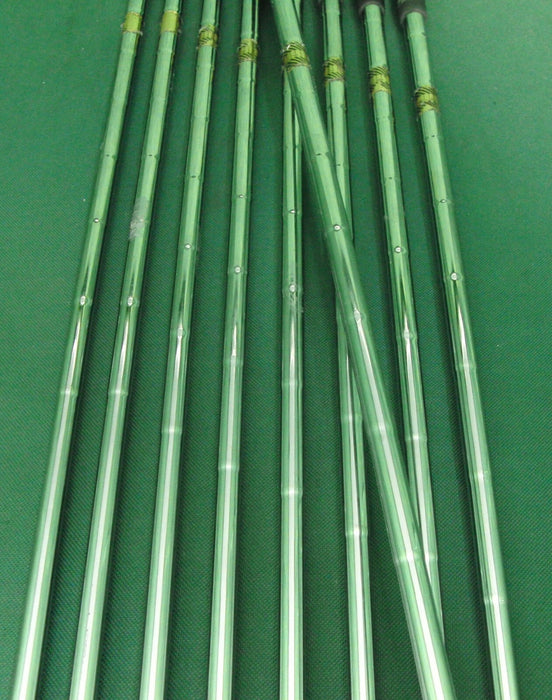 Vintage Set of 9 x Wilson Nick Faldo 3-SW Irons Regular Steel Shafts Wilson Grip