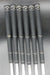 Set of 6x Callaway RAZR X Black Irons 5-PW Stiff Steel Shafts Callaway Grips*