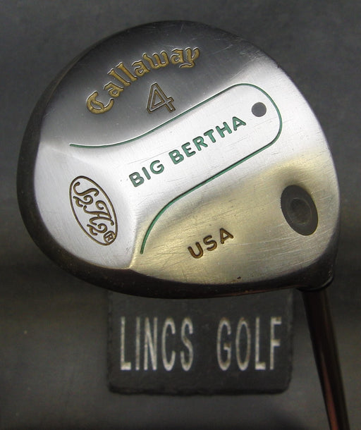 Ladies Callaway Big Bertha S2H2 USA 4 Wood Ladies Graphite Shaft GolfPride Grip