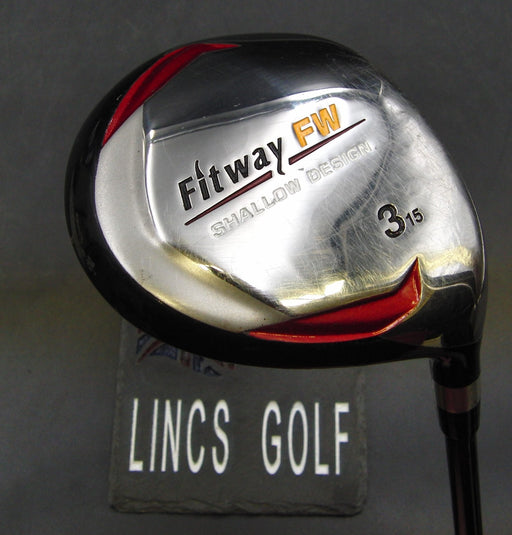 Japanese Fitway FW Shallow Design 15° 3 Wood Regular Graphite Shaft Fitway Grip