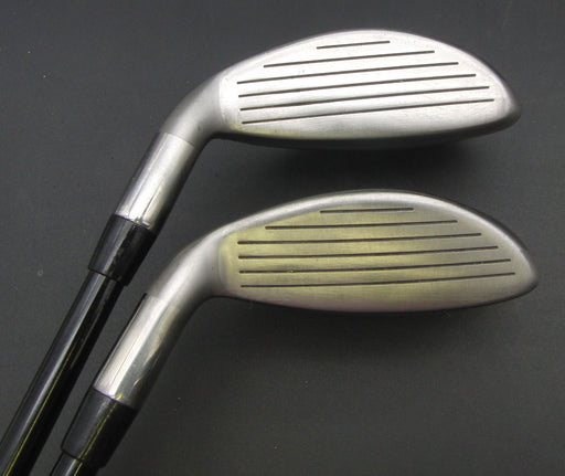 Set of 2 Callaway Razr X 3 + 4 Hybrids Uniflex Graphite Shafts Callaway Grips*