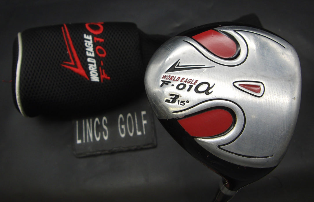 World Eagle F-01α 3 Wood Regular Graphite Shaft with Grip & World Eagle H/C