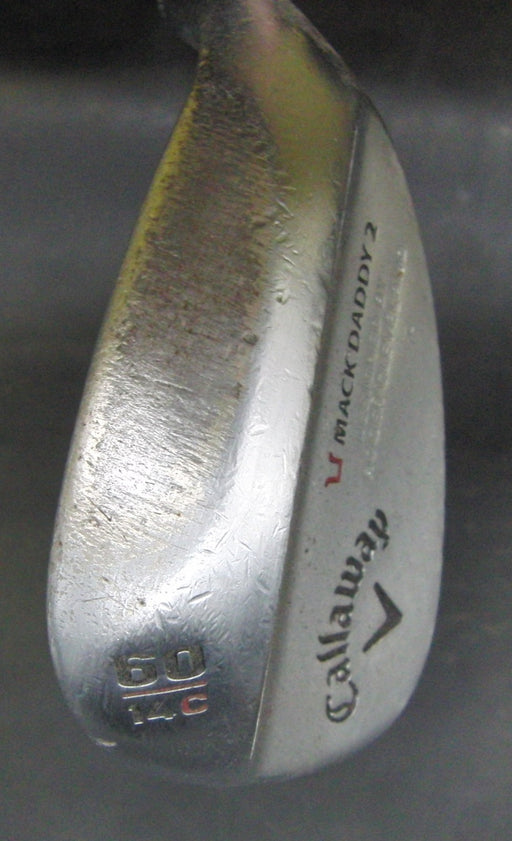 Callaway Mack Daddy 2 60° Lob Wedge Stiff Steel Shaft Golf Pride Grip