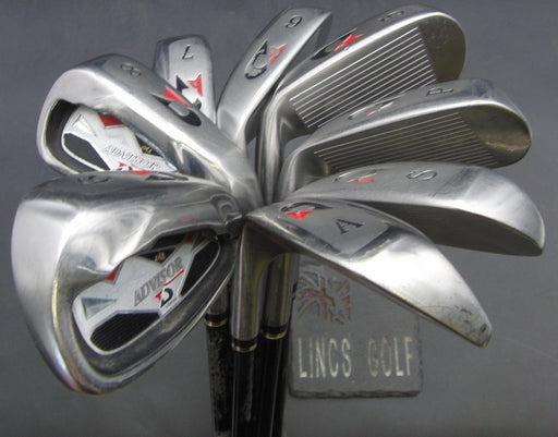 Set of 8x Daiwa Advisor 5-SW + AW Irons Regular Graphite Shafts Daiwa Grips