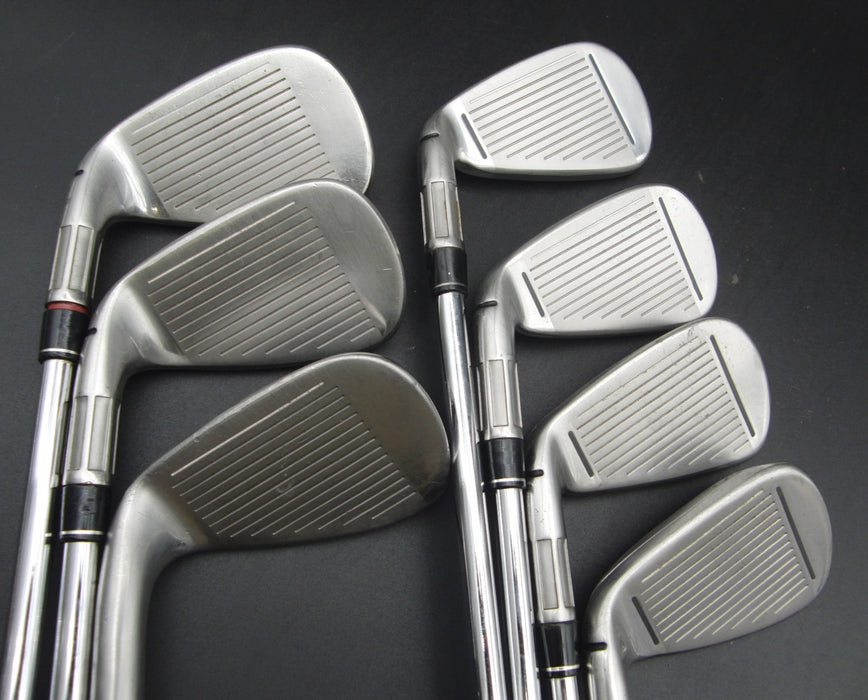 Set of 7x TaylorMade M4 Irons 5-PW+AW Stiff Steel Shafts Nexgen Grips*