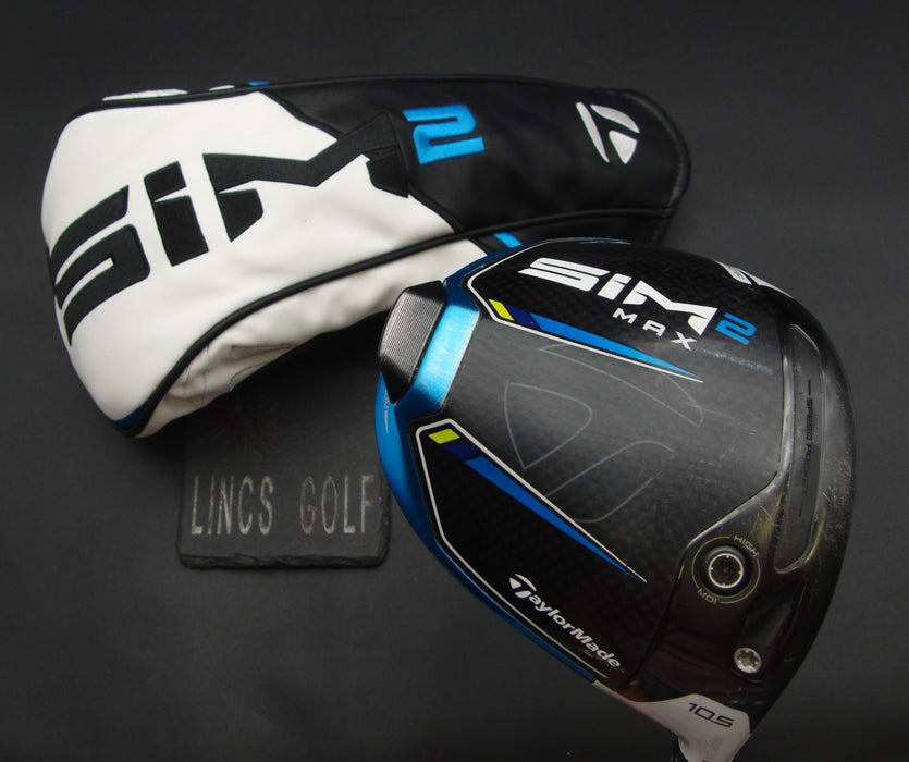 TaylorMade Sim Max 2 10.5° Driver Stiff (Optional) Graphite Shaft + HC