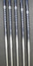Set of 5x TaylorMade Burner Forged Irons 6-PW Stiff Graphite Shafts Iomic Grips