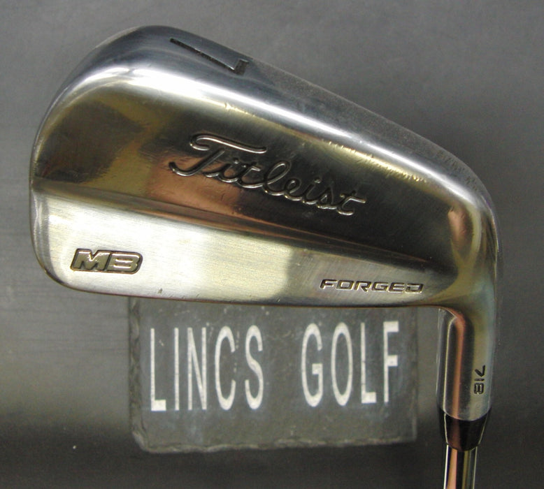 Titleist 718 MB Forged 7 Iron Stiff Steel Shaft Golf Pride Grip