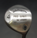 Shakespeare Pro Sprit 18° 4 Wood Regular Flex Graphite Shaft Shakespeare Grip