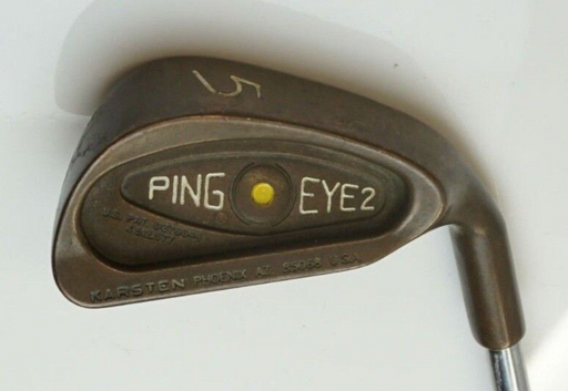 Ping Eye2 Yellow Dot Beryllium Copper Becu 5 Iron Ping Stiff Flex Steel Shaft