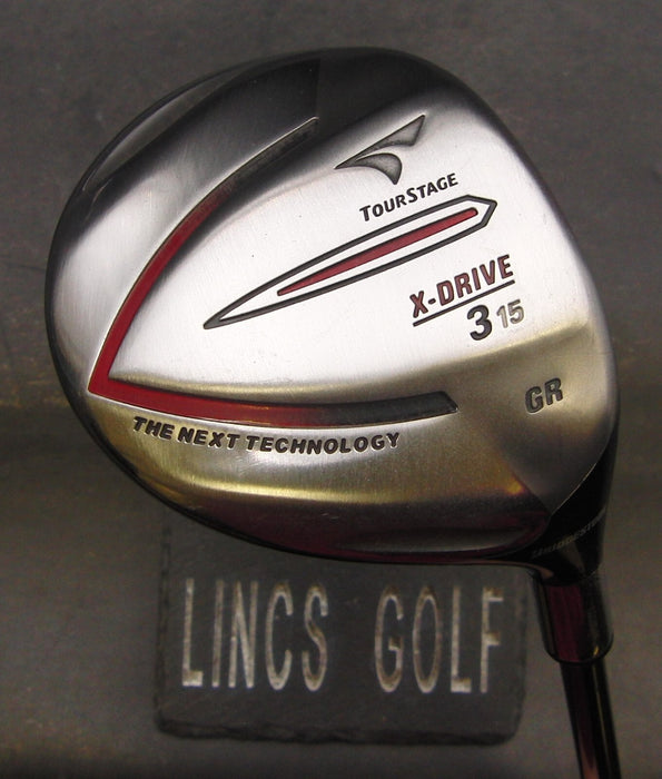 Bridgestone Tourstage X-Drive GR 15° 3 Wood ExtraStiff Graphite Shaft Iomic Grip