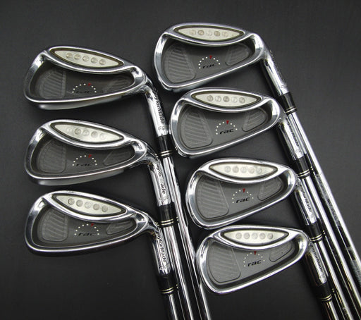 Set of 7x TaylorMade rac cgb Irons 4-PW Stiff Steel Shafts TaylorMade Grips*