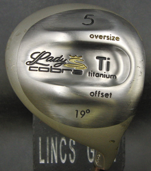 Ladies Cobra Offset Ti 19º 5 Wood Ladies Graphite Shaft Lady Cobra Grip