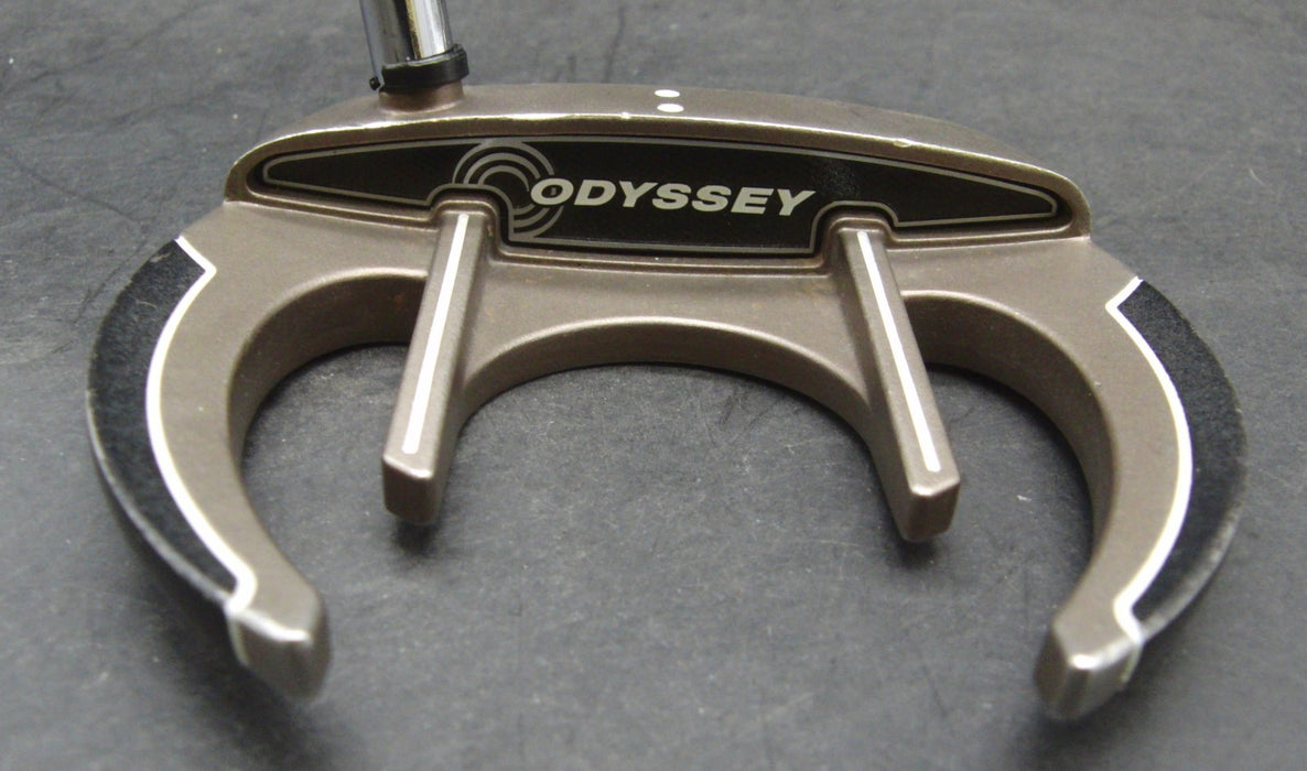 Odyssey White Ice Sabertooth Putter Steel Shaft 83cm Length Psyko Grip*