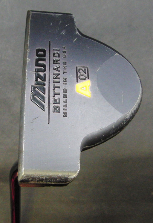 Left Handed Mizuno Bettinardi A02 Putter Steel Shaft 89cm Length Acer Grip
