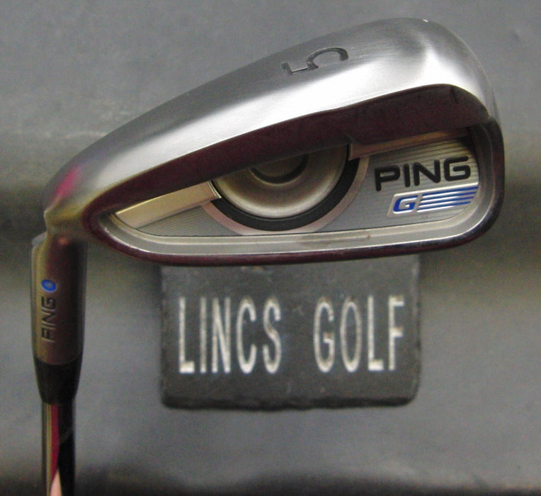 Left-Handed Ping G Series Blue Dot 5 Iron Regular Steel Shaft Ping Grip