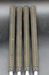 Set of 4 x Stix CF II Irons 3-6 Regular Steel Shafts Avon Grips