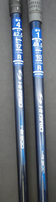 Set of 2 Dunlop Hi-Brid Adforce 10° Driver & 17° 4 Wood Regular Graphite Shafts