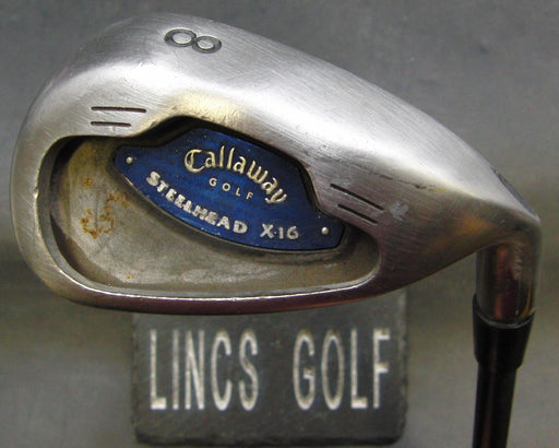 Callaway X-16 Steelhead 8 Iron Stiff Graphite Shaft Golf Pride Grip