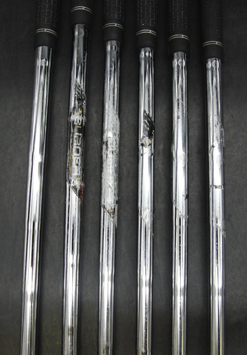 Set of 6x TaylorMade Burner 2009 Irons 5-PW Stiff Steel Shafts TaylorMade Grips