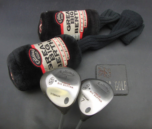 Set of 2 Callaway Big Bertha Heavenwood 4 + 7 Woods Regular Graphite Shafts