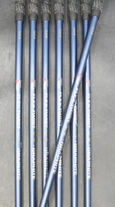 Set of 7 x TaylorMade V721 MidSize Irons 4-PW Stiff Graphite Shafts G/P Grips