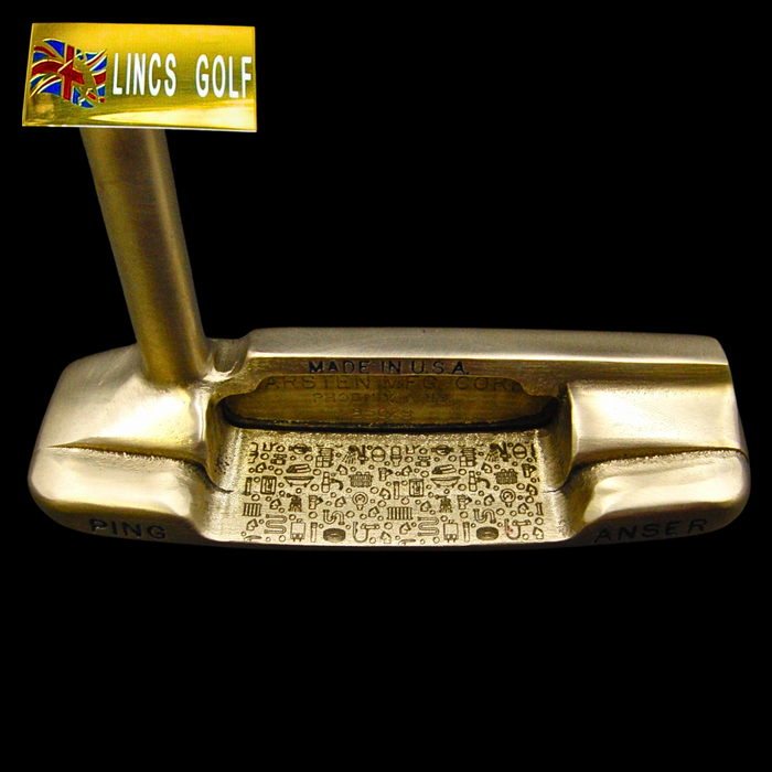 Custom Milled Plumber Themed Ping Anser Putter 88cm Steel Shaft Tacki Mac Grip