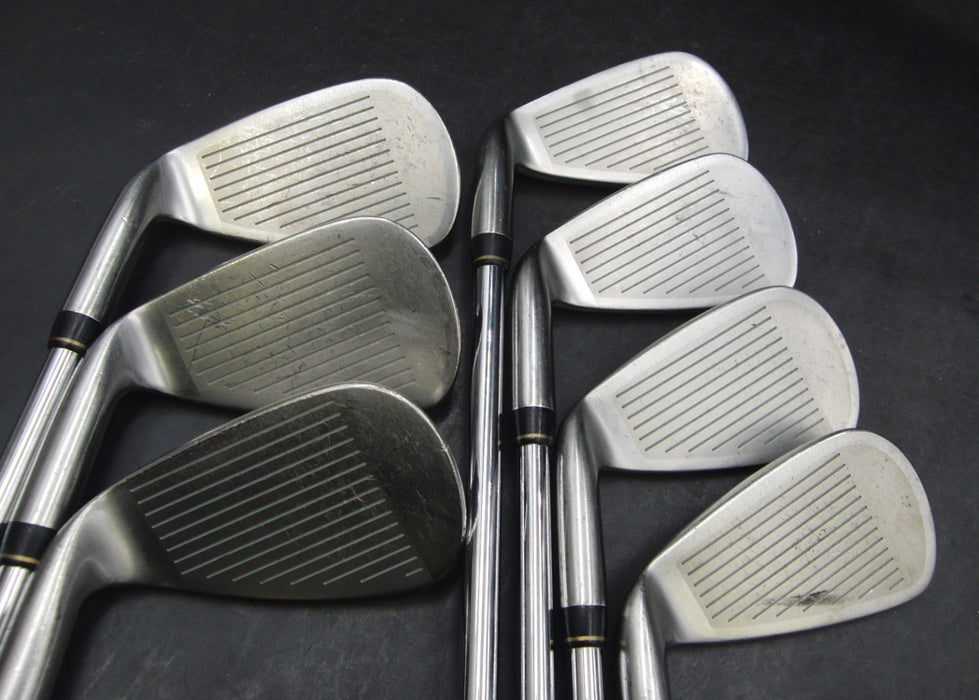 Set of 7 x Bridgestone TourStage V301 Irons 4-PW Stiff Steel Shafts Iomic Grips