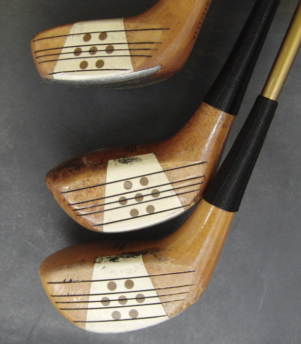 Set of 3 Mizuno XA 1 Driver+3+5 Woods Extra Stiff Graphite Shafts Black Grips