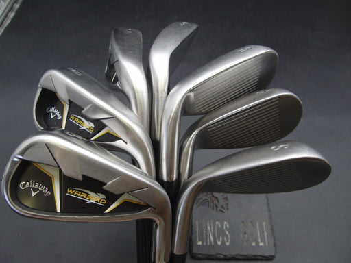 Set of 7x Callaway WarBird Irons 5-SW Regular Graphite Shafts Callaway Grips