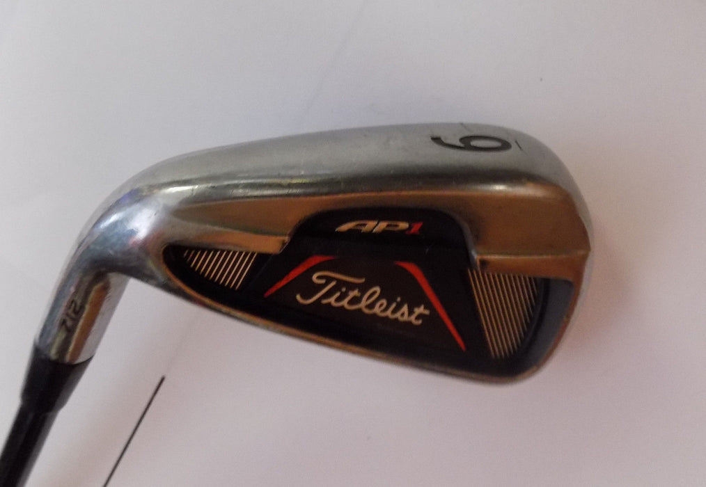 Left Handed Titleist AP1 712 6 Iron Graphite R Flex Shaft Titleist Grip