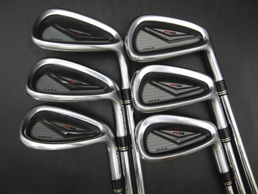 Set of 6x TaylorMade R9 Max 6-SW Irons Stiff Steel Shafts with Grips