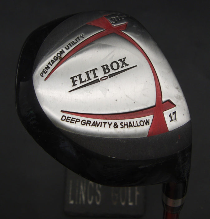 Flit-Box Pentagon Utility 17° 3 Hybrid Stiff Graphite Shaft X-Power Grip