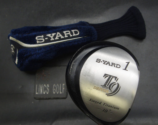 S-Yard T9 Forged 10° Driver Regular Graphite Shaft Iomic Grip + Head Cover