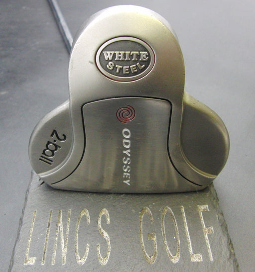 Odyssey White Steel 2-Ball Putter Steel Shaft 89cm Length Golf Pride Grip