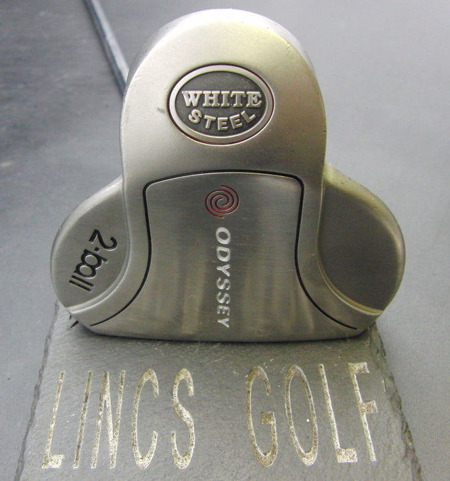 Odyssey White Steel 2-Ball Putter Steel Shaft 89cm Length Golf Pride Grip