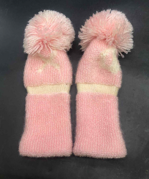 Set of 2x Pink Wood Head Covers