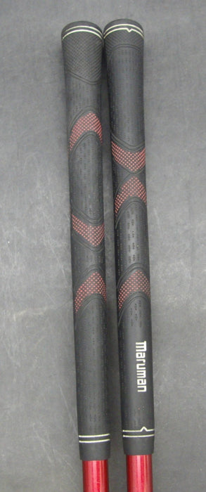 Set of 2 Maruman Verity Red-V 50° Sand + 56° Gap Wedges Regular Graphite Shafts
