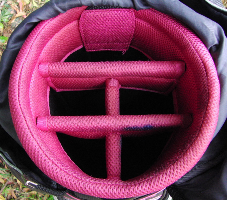 5 Division aG Pink Golf Cart Carry Trolley Golf Clubs Bag*