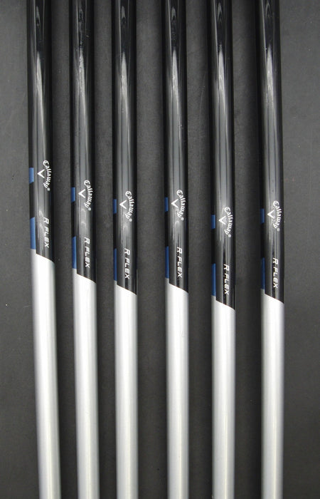 Set of 6x Callaway WarBird Irons 5-PW Regular Graphite Shafts Callaway Grips