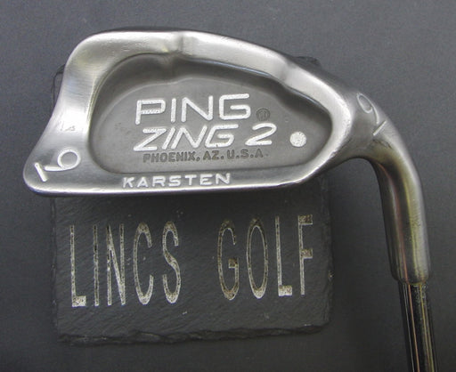 Ping Zing 2 White Dot 9 Iron Regular Steel Shaft Swing Rite Grip