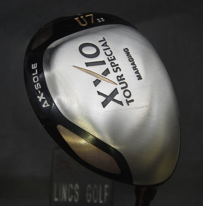 XXIO Tour Special AX-Sole Maraging 23° 7 Hybrid Stiff Graphite Shaft Dunlop Grip