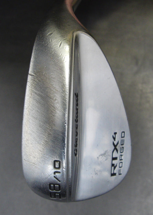 Cleveland RTX 4 Forged 58° Sand Wedge Stiff Steel Shaft Golf Pride Grip
