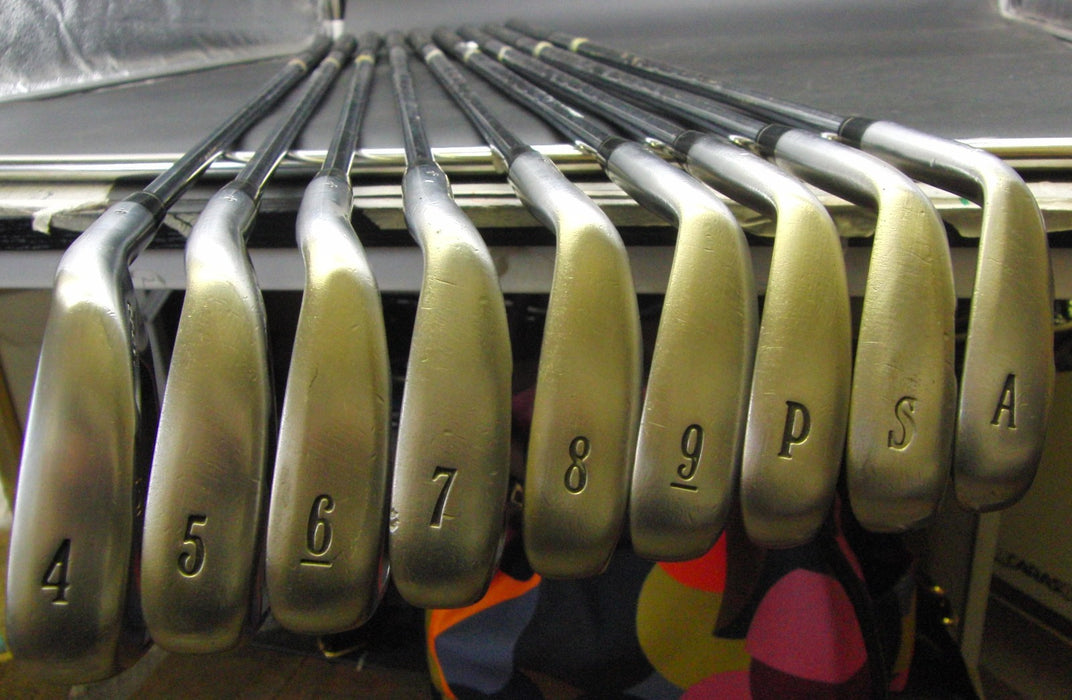 Set of 9x Callaway Legacy 4-SW + AW Irons Stiff Steel Shafts Callaway Grips