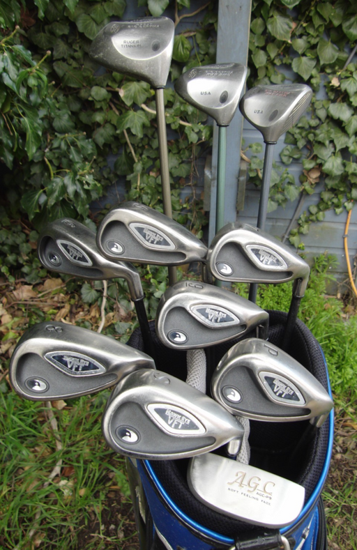 Set of Callaway Hawk Eye VFT 5-SW+Callaway Driver+ 3 Wood+4 Wood+ Putter*