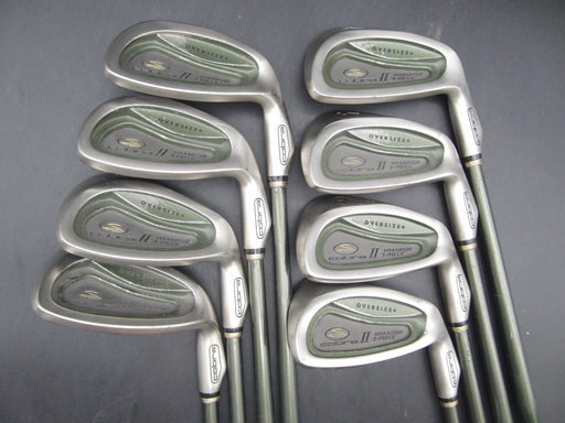 Set of 8x King Cobra II Oversize+ 3 Piece Irons 4-SW Regular Graphite Shafts