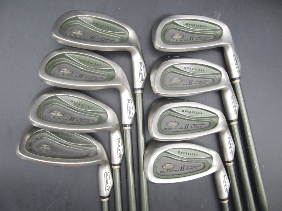 Set of 8x King Cobra II Oversize+ 3 Piece Irons 4-SW Regular Graphite Shafts