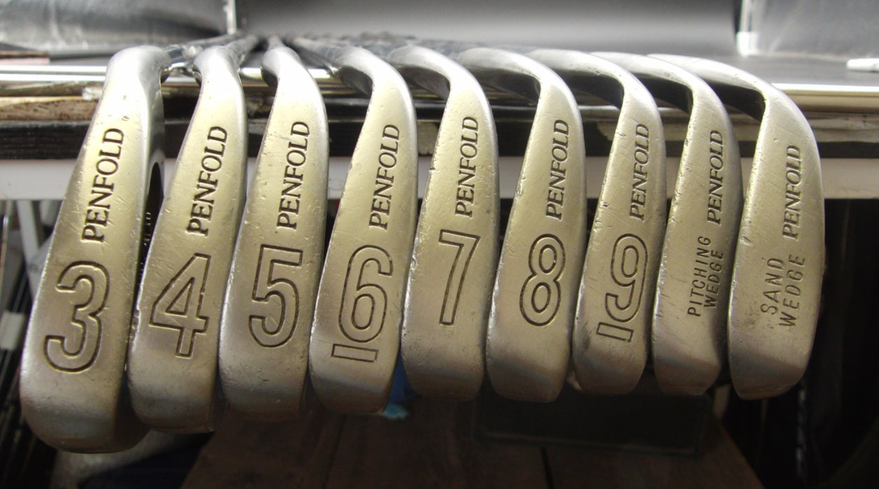 Set of 9x Gary Player 1000 Series PenFold Irons 3-SW Regular Steel Shafts