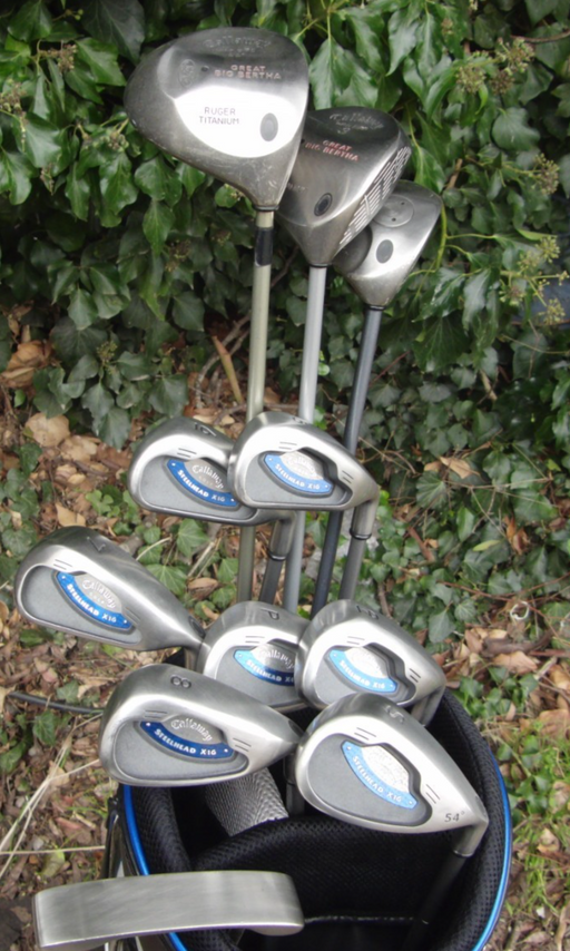 Set of Callaway Steelhead X-16  5-SW + Driver + 3 Wood + 5 Wood + Putter*