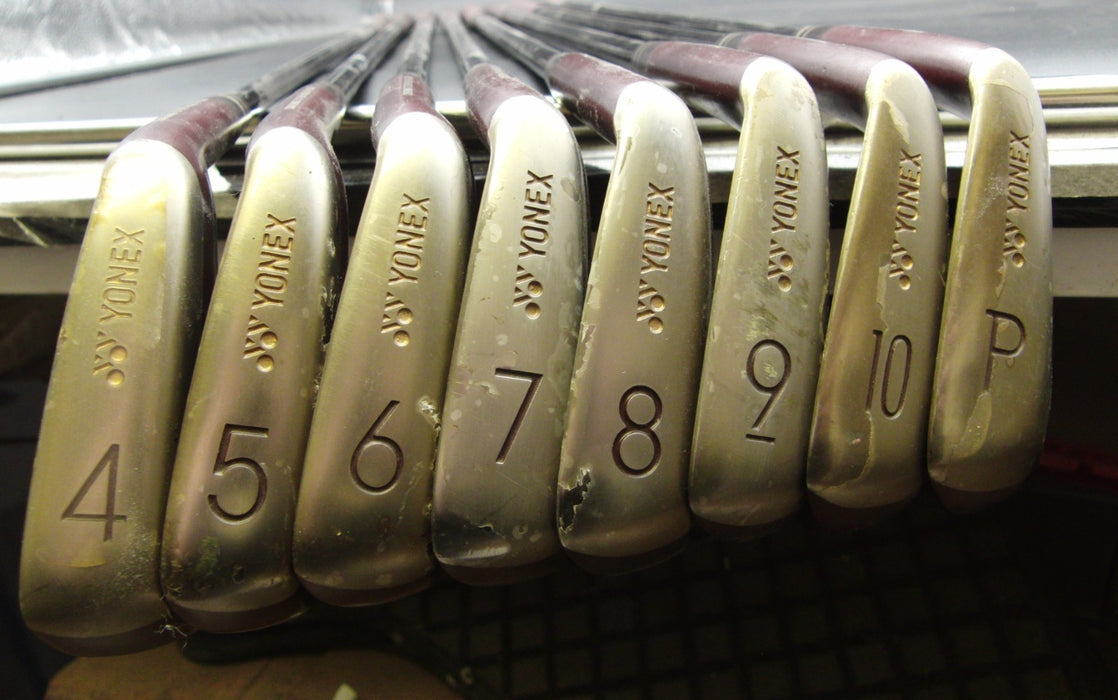 Set of 8x Yonex Carboniron FL2 Irons 4-10+PW Regular Graphite Shafts*